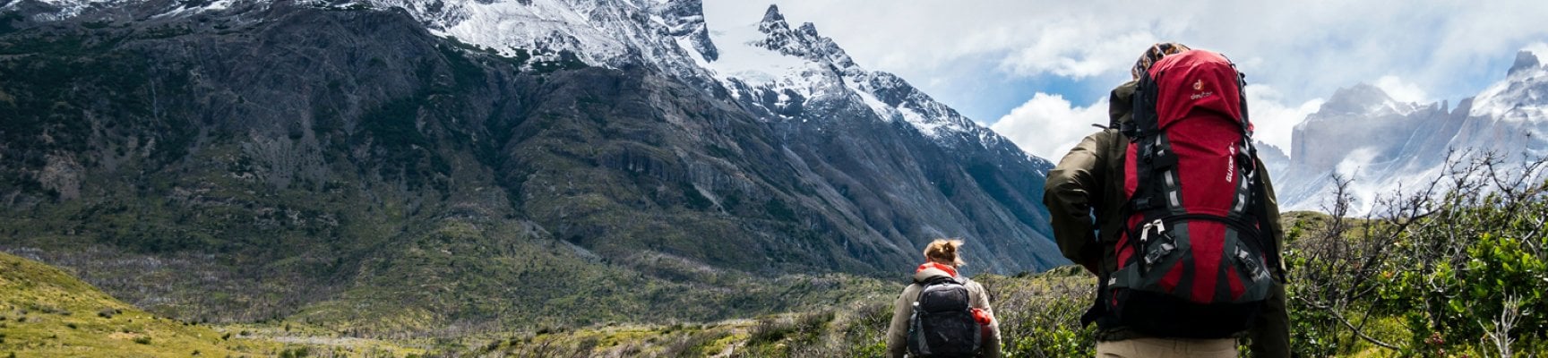 hikers in mountains